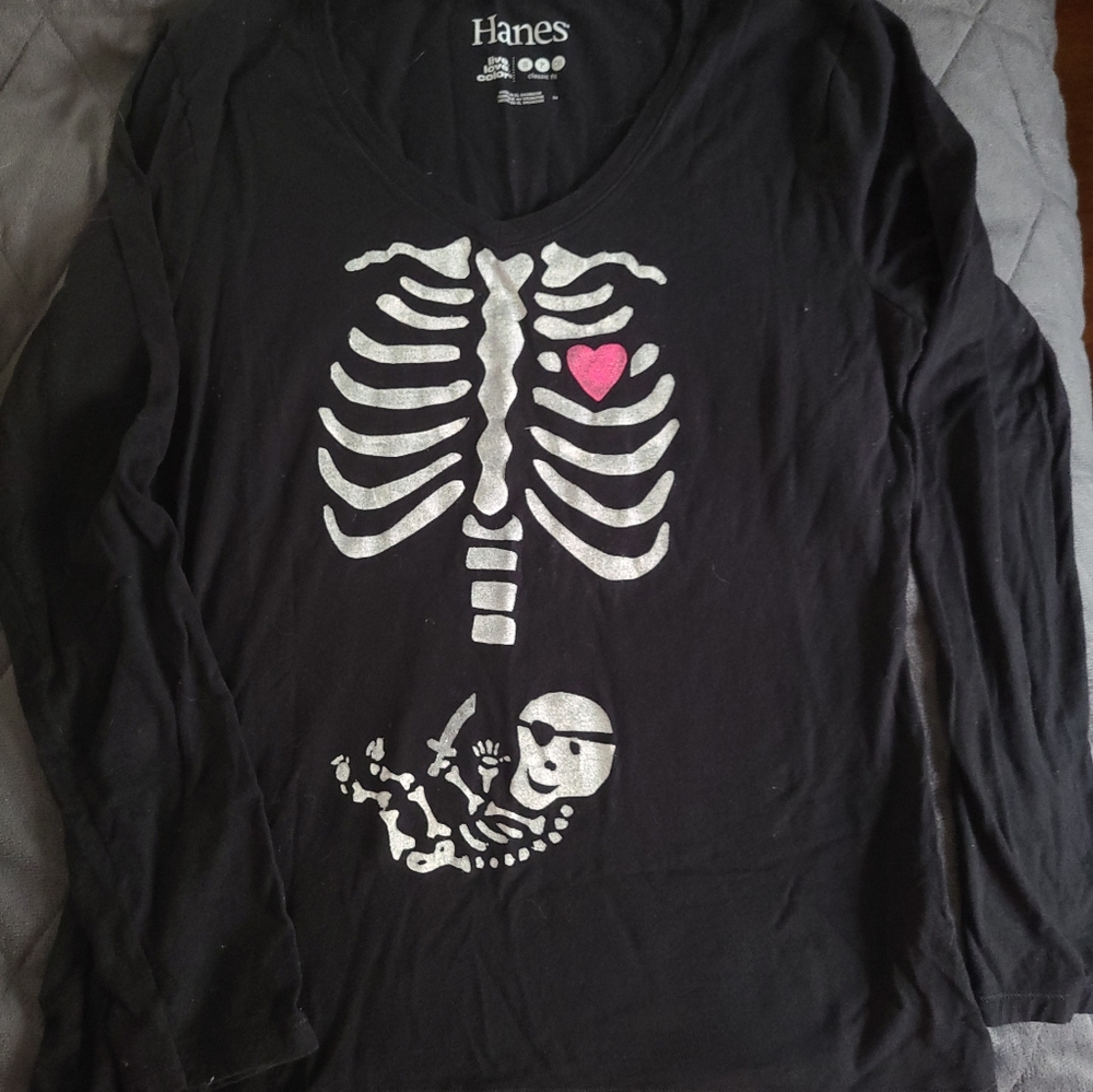 Pregnant Skeleton shirt